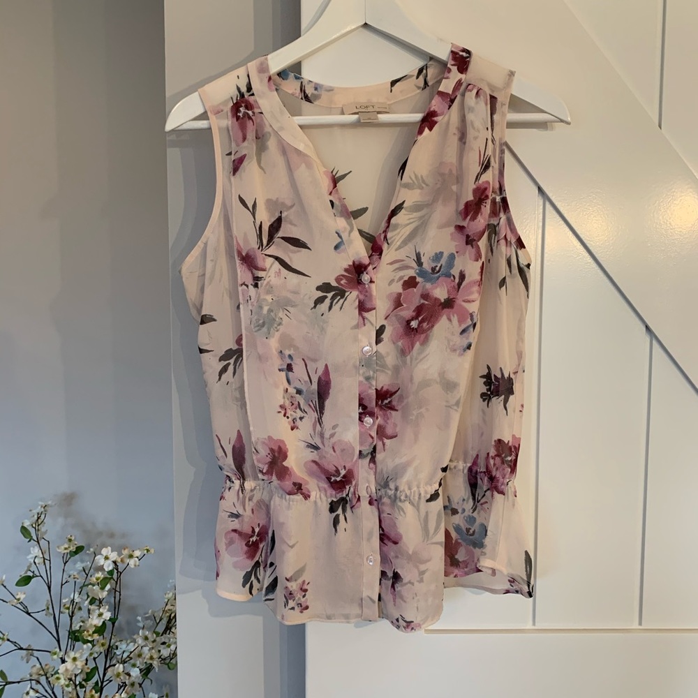 Loft Floral Top